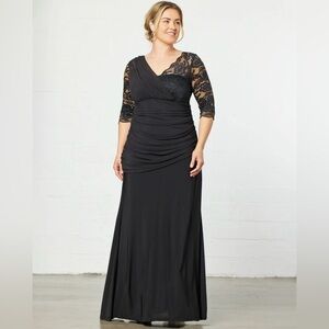 Kiyonna Black Soirée Evening Gown - Size 2X